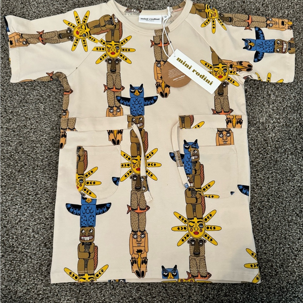 Mini Rodini Totem Tee Dress NWT